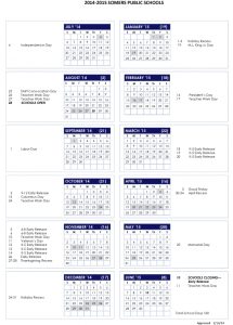Icon of 2014-2015 School Calendar
